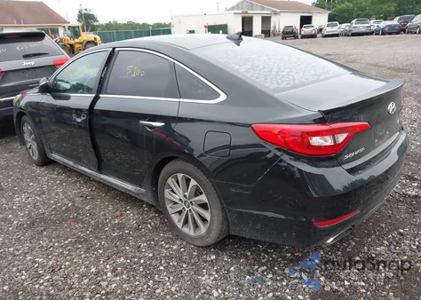 2017 Hyundai Sonata Sport из США, поврежденный, VIN 5NPE34AFXHH500799